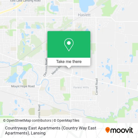 Countryway East Apartments (Country Way East Apartments) map