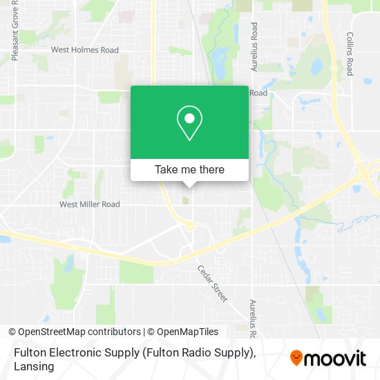 Mapa de Fulton Electronic Supply (Fulton Radio Supply)