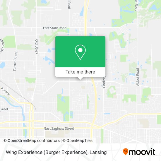 Wing Experience (Burger Experience) map
