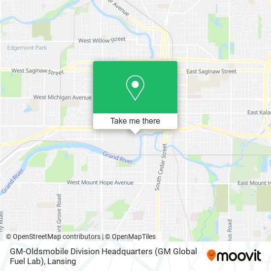 Mapa de GM-Oldsmobile Division Headquarters (GM Global Fuel Lab)