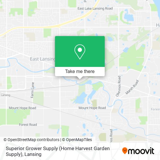 Mapa de Superior Grower Supply (Home Harvest Garden Supply)
