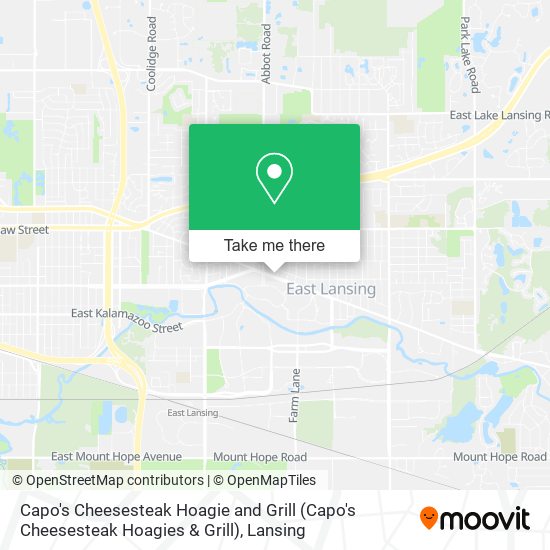 Capo's Cheesesteak Hoagie and Grill (Capo's Cheesesteak Hoagies & Grill) map