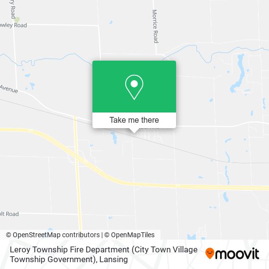 Leroy Township Fire Department (City Town Village Township Government) map