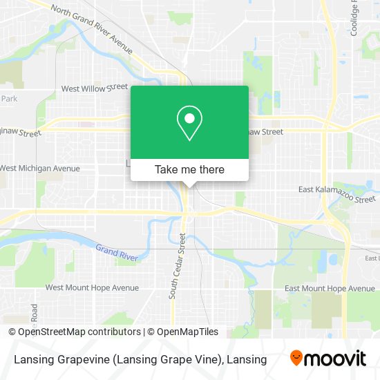 Lansing Grapevine (Lansing Grape Vine) map