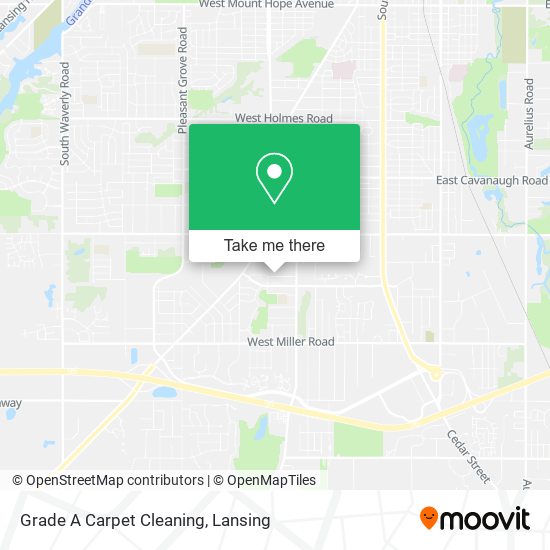 Mapa de Grade A Carpet Cleaning