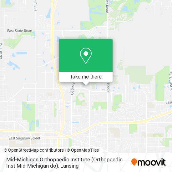 Mapa de Mid-Michigan Orthopaedic Institute (Orthopaedic Inst Mid-Michigan do)