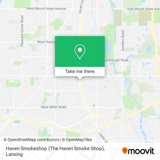 Haven Smokeshop (The Haven Smoke Shop) map