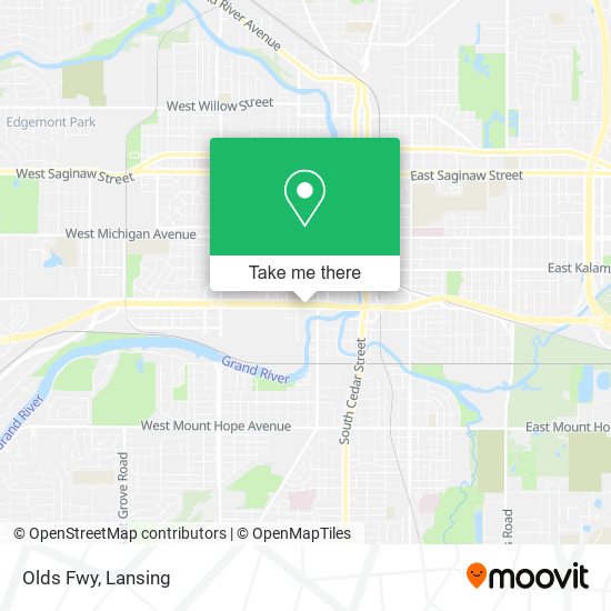 Olds Fwy map