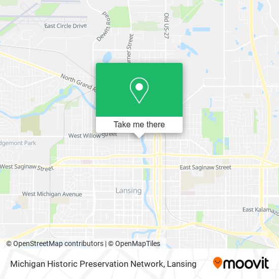 Michigan Historic Preservation Network map