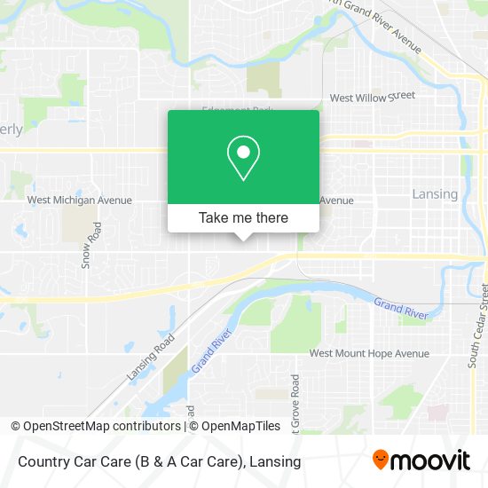 Country Car Care (B & A Car Care) map