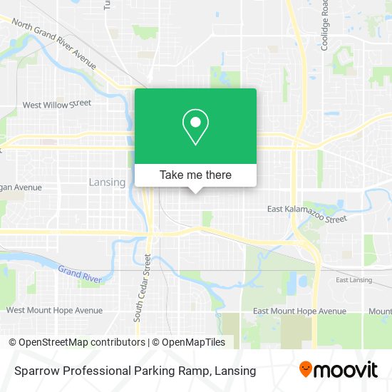 Mapa de Sparrow Professional Parking Ramp