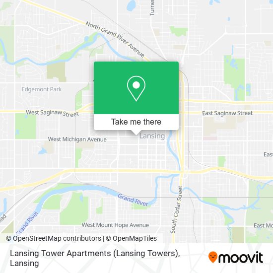 Mapa de Lansing Tower Apartments (Lansing Towers)