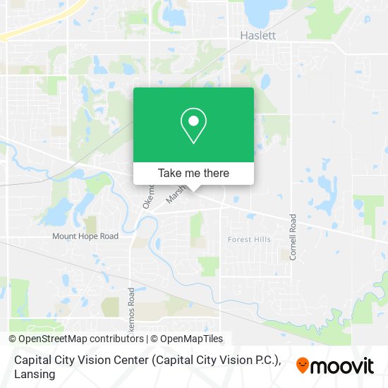 Capital City Vision Center map
