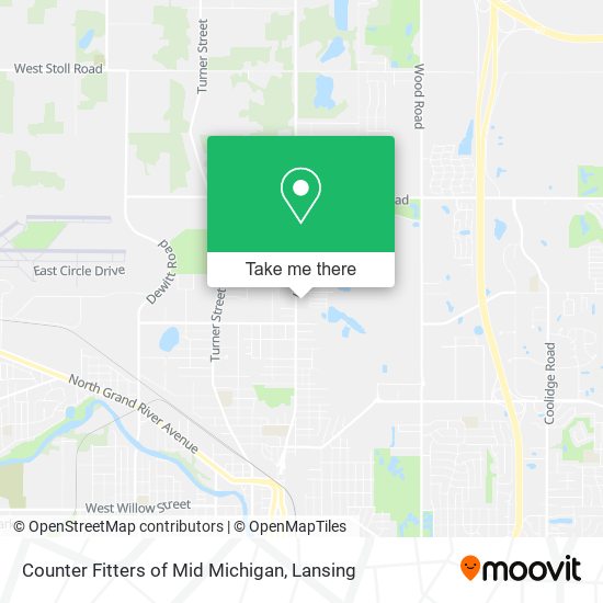 Counter Fitters of Mid Michigan map