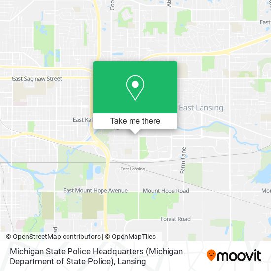 Michigan State Police Headquarters (Michigan Department of State Police) map