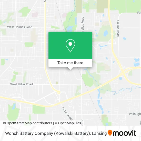 Wonch Battery Company (Kowalski Battery) map