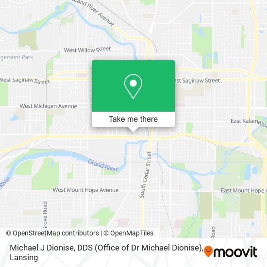 Michael J Dionise, DDS (Office of Dr Michael Dionise) map