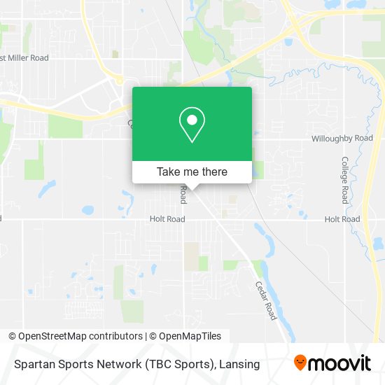 Mapa de Spartan Sports Network (TBC Sports)