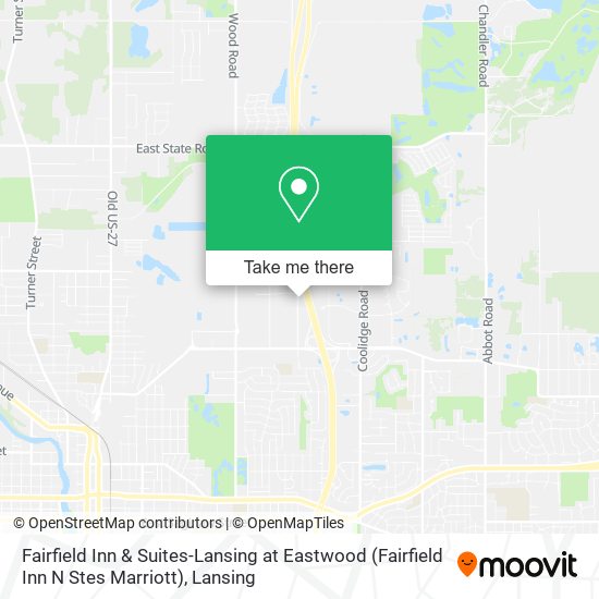 Mapa de Fairfield Inn & Suites-Lansing at Eastwood (Fairfield Inn N Stes Marriott)