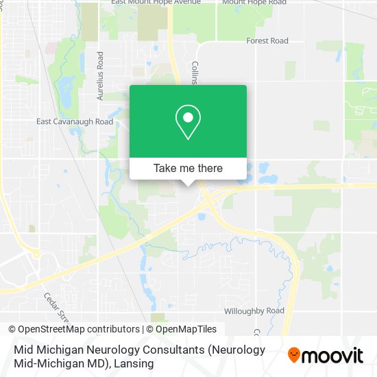 Mid Michigan Neurology Consultants map