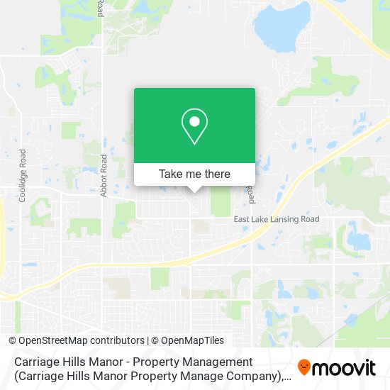 Mapa de Carriage Hills Manor - Property Management (Carriage Hills Manor Property Manage Company)