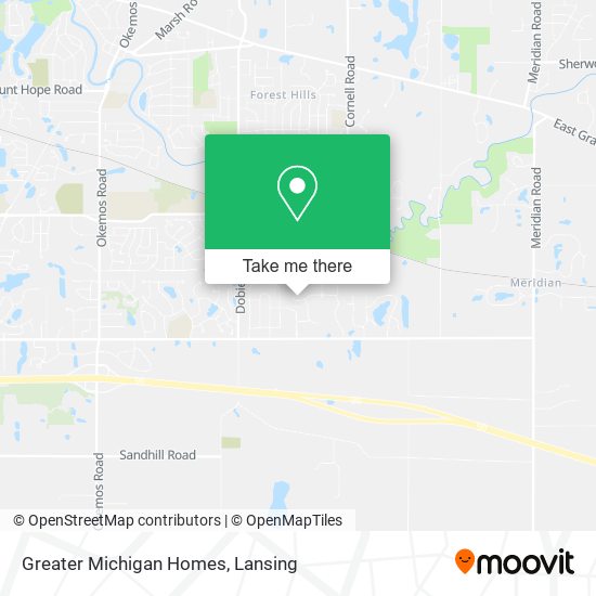 Greater Michigan Homes map