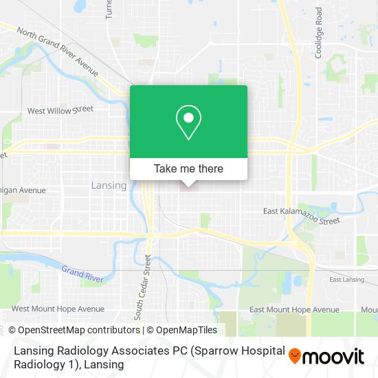 Mapa de Lansing Radiology Associates PC (Sparrow Hospital Radiology 1)
