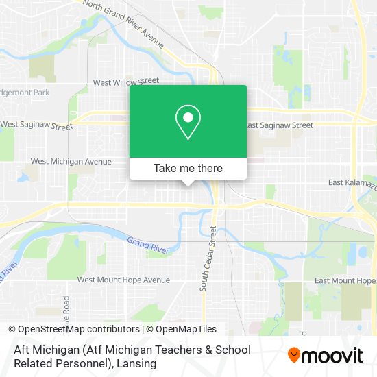 Aft Michigan (Atf Michigan Teachers & School Related Personnel) map