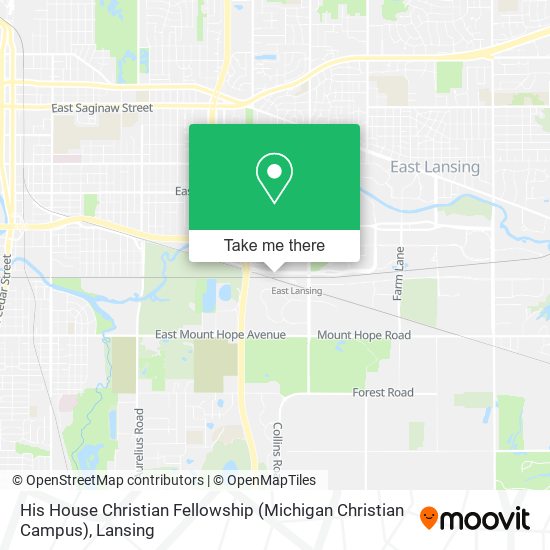 His House Christian Fellowship (Michigan Christian Campus) map