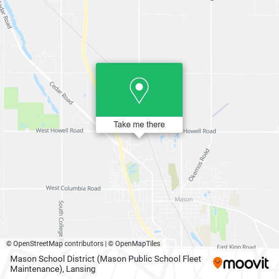 Mason School District (Mason Public School Fleet Maintenance) map