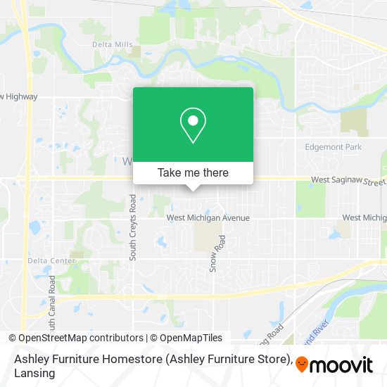 Ashley Furniture Homestore (Ashley Furniture Store) map