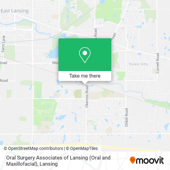 Mapa de Oral Surgery Associates of Lansing (Oral and Maxillofacial)