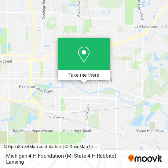 Mapa de Michigan 4-H Foundation (Mi State 4-H Rabbits)