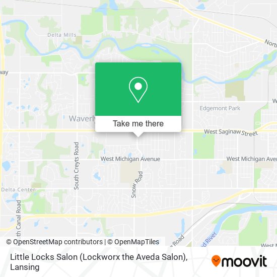 Mapa de Little Locks Salon (Lockworx the Aveda Salon)
