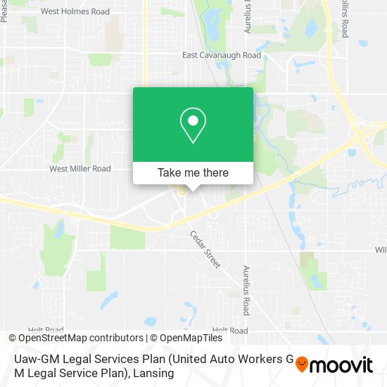 Uaw-GM Legal Services Plan (United Auto Workers G M Legal Service Plan) map