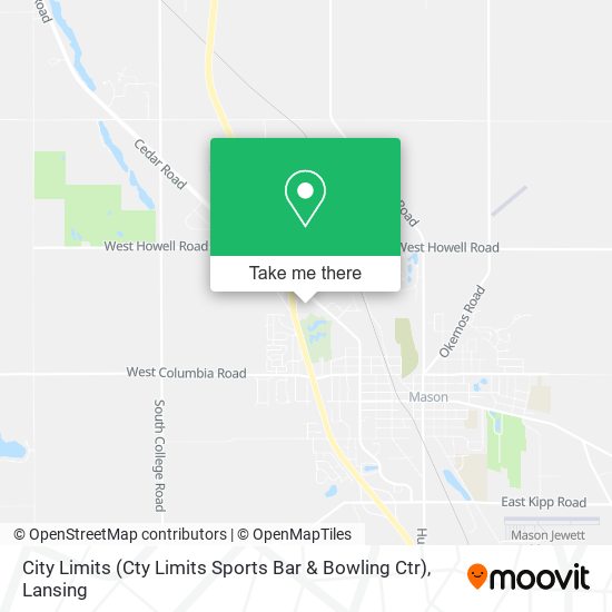 City Limits (Cty Limits Sports Bar & Bowling Ctr) map