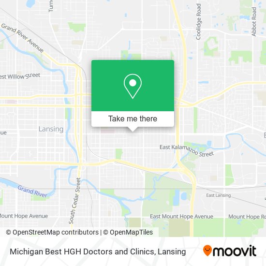 Michigan Best HGH Doctors and Clinics map