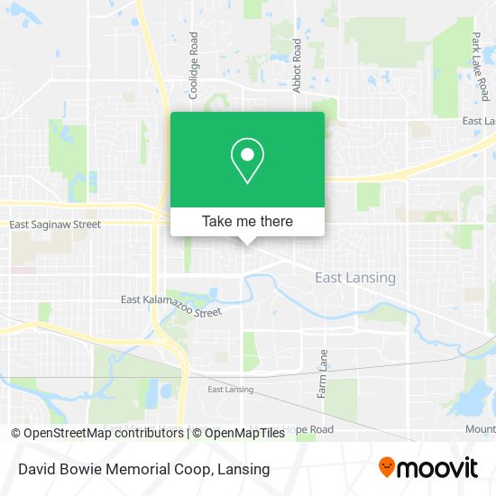 David Bowie Memorial Coop map