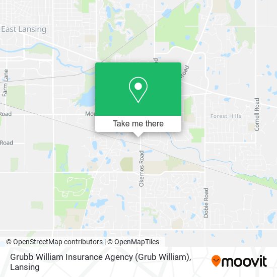 Mapa de Grubb William Insurance Agency (Grub William)