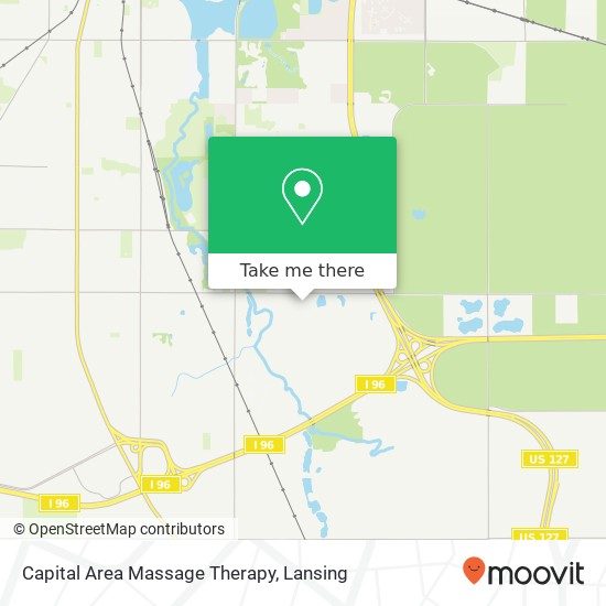 Capital Area Massage Therapy map