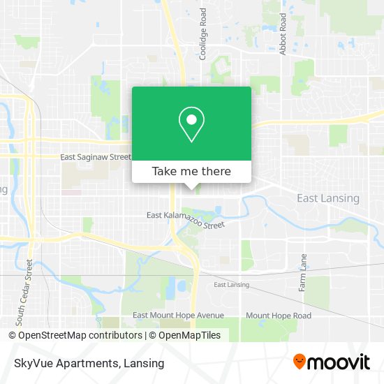 Mapa de SkyVue Apartments