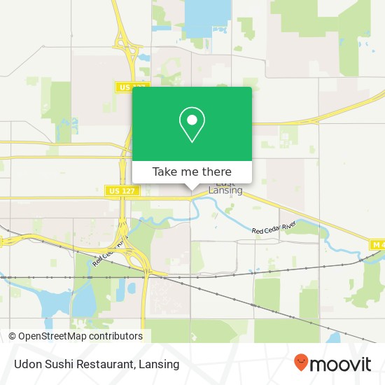 Udon Sushi Restaurant map