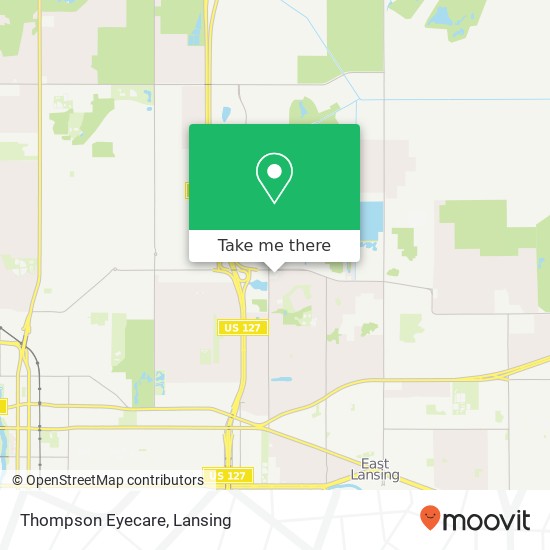 Thompson Eyecare map