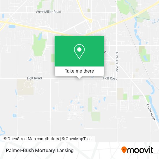 Mapa de Palmer-Bush Mortuary