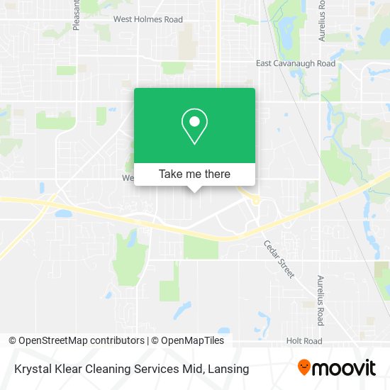 Mapa de Krystal Klear Cleaning Services Mid