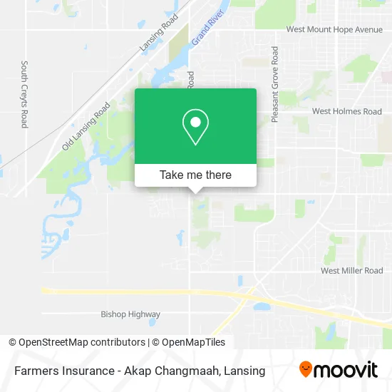 Farmers Insurance - Akap Changmaah map