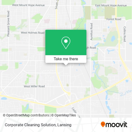 Corporate Cleaning Solution map