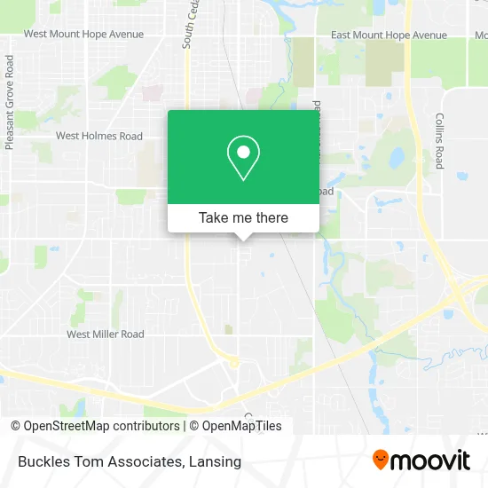 Buckles Tom Associates map