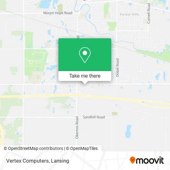 Vertex Computers map