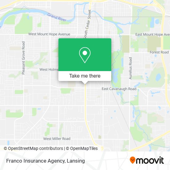 Franco Insurance Agency map